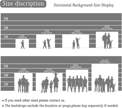 AIBIIN 8x6ft Mr and Mrs Custom Backdrop - Image 4