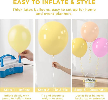 LovesTown 15PCS Pastel Balloons 18inch, Colored Latex Balloons Garland Arch - Image 6