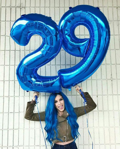 Navy Blue 19 Balloon - Image 4