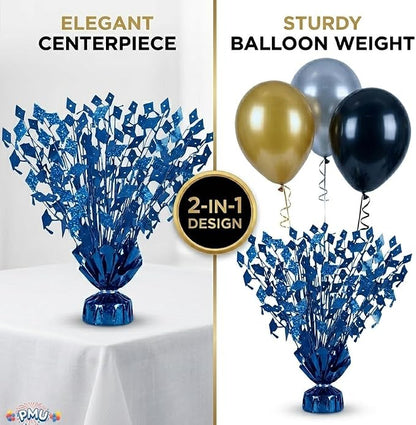 PMU Blue Graduation Balloon Weights, Graduation Centerpieces - Image 4