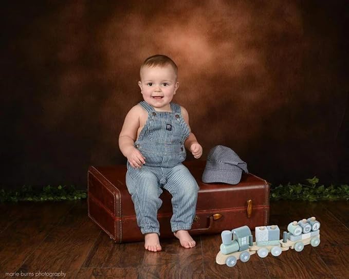Kate 5x7ft Brown Abstract Backdrop - Image 2