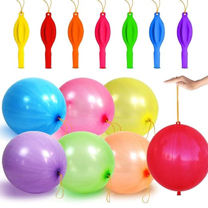 LEEZZIZZ 41Pcs Punch Balloons, Thickened Neon Punching Balloon Heavy Duty by LEEZZIZZ