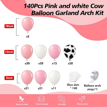 Pink Cow Balloons Arch Kit - Image 2