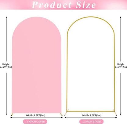 6.6FT Arch Backdrop Stand and Cover Set, Arch Stand - Image 2