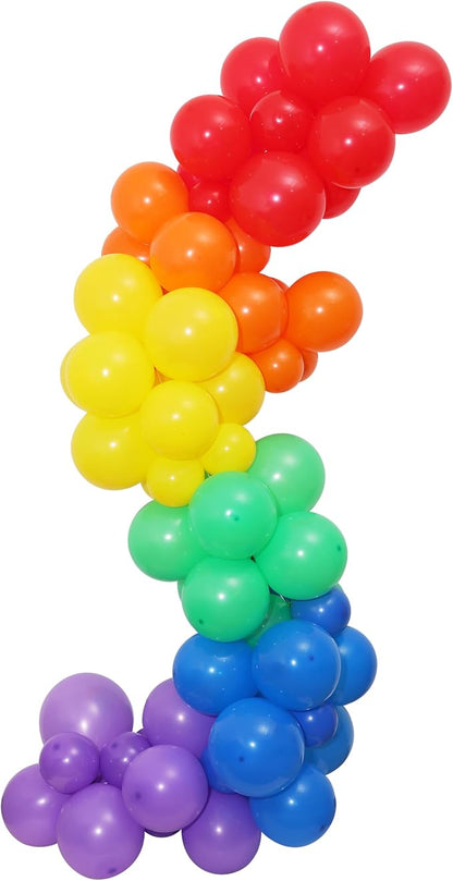 Colorful Rainbow Balloon Arch Garland Kit by WAOUH