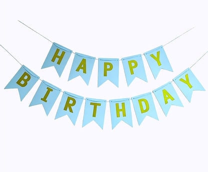 Happy Birthday Banner Birthday Party Supplies Garland Decorations Birthday by iiCheerful