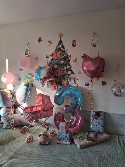 StarrySky Number 3 Balloon 40 Inch - Image 2