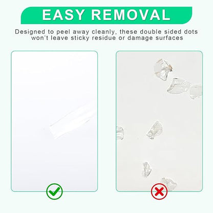 200pcs 0.98 Inch Double Sided Sticky Dots, Mini Clear Glue Adhesive Dots - Image 5
