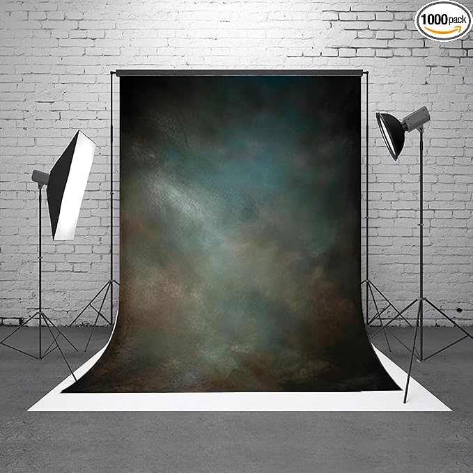 6.5x10ftAqua Backdrops Portrait Backdrops by HMTFOTO