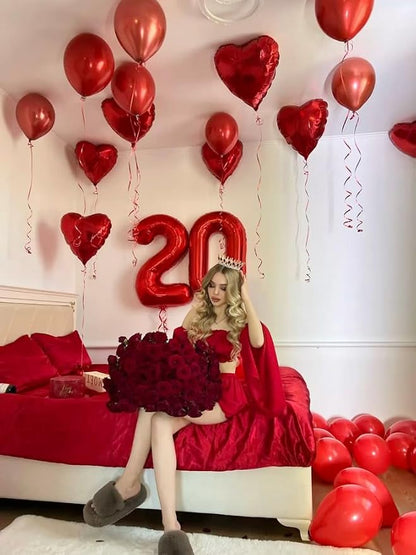 Birthday Number Balloons 40 Inch 5 Balloon - Image 3