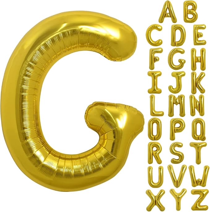 TONIFUL 40 Inch Large Gold Letter G Foil Balloons Alphabet Balloons | Giant by TONIFUL