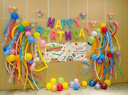 Party Balloons - Pearl Light Blue 260 Long Balloons - Image 7