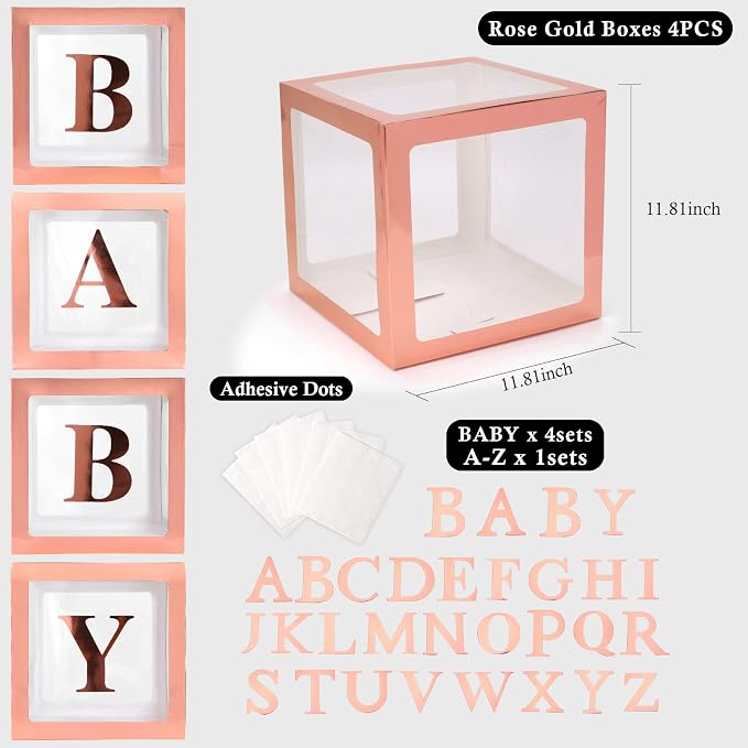 Voircoloria Baby Boxes with 42pcs Letters - Image 2