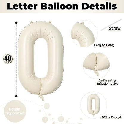 Custom 40 Inch Giant Foil Letter Balloons - Image 2