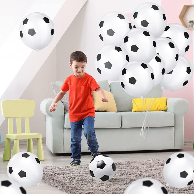 Ainiv 20 PCS Soccer Balloons, Football Theme Party Supplies Balloons | Football - Image 5