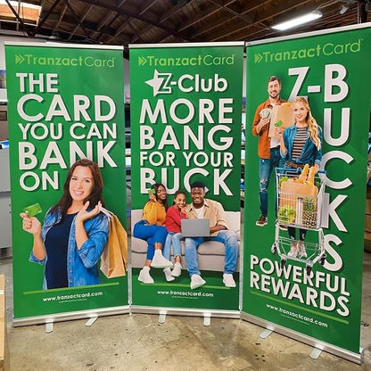 Personalized Custom Aluminum Retractable Banner 23.6''x63", Aluminum - Image 7