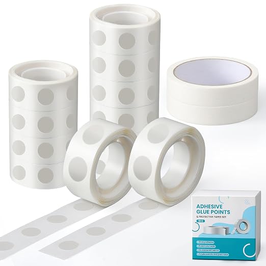 Wall-Safe Balloon Glue Dots Set, No Residue Decoration Kit by VITEVER