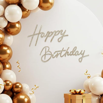 TONIFUL Happy Birthday Sign for Backdrop by TONIFUL