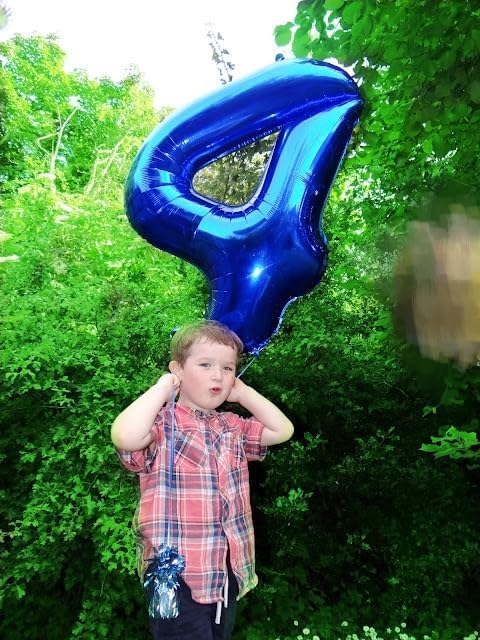 Number Balloons Dark Blue 24 Balloon 40 inch - Image 2
