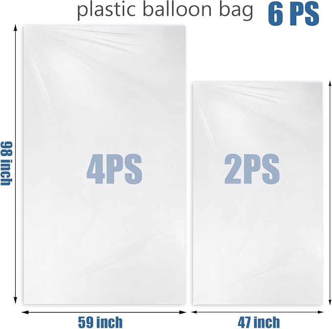 balloon bags for transport, large balloon bags transparent giant storage bags - Image 2