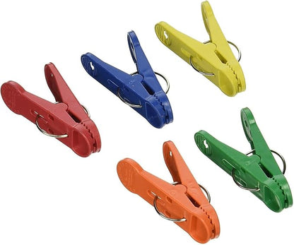 PMU Clip-n-Weight Primary Colors 8-Gram Plastic Balloon Weights Pkg/5 by PMU
