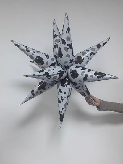 Cow Balloons Cow Print Balloon Black White Western Cowboy Cowgirl Balloons - Image 7