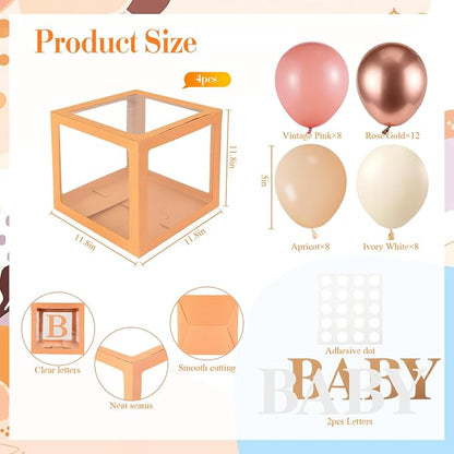 Zhanmai baby Boxes for Bear Baby Shower Decoration - Image 2