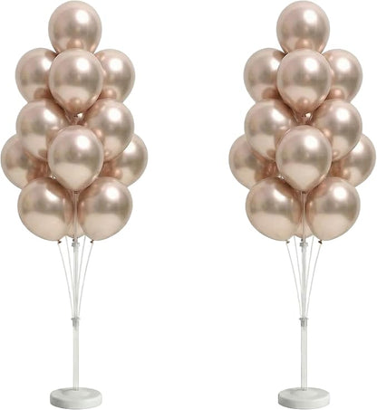2Sets Metallic Gold Balloon Stand Kit by IMISNO