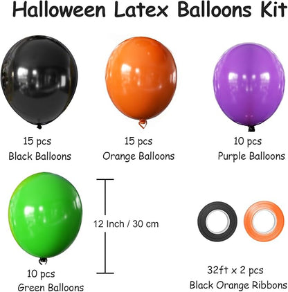 Halloween Party Balloons Set, Halloween Party Decorations - Image 7