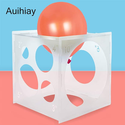 Auihiay 2-10 Inch Collapsible Plastic Balloon Sizer Box Cube, Balloon Sizer | - Image 5