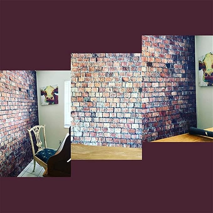 Red Brick Wall Backdrops for Photography Brick Photo Backdrop 10x6.5ft Vinyl - Image 6