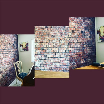 Red Brick Wall Backdrops for Photography Brick Photo Backdrop 10x6.5ft Vinyl - Image 6