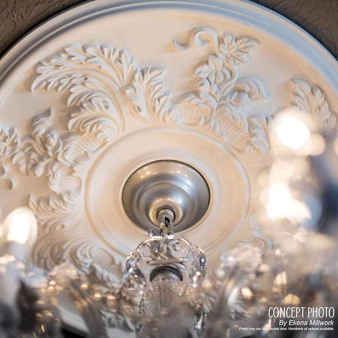 Ekena Millwork Bradford Ceiling Medallion, Pale Gold - Image 10