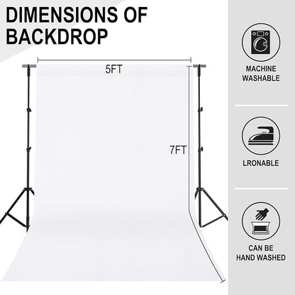 GFCC 5FTx7FT White Backdrop Background - Image 4