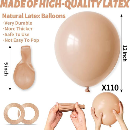 110pcs Nude Balloon 12 inch - Image 3