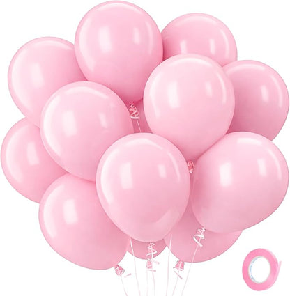 Patimate Pastel Pink Latex Party Balloons 100pcs 12 Inch by PatimateDirect