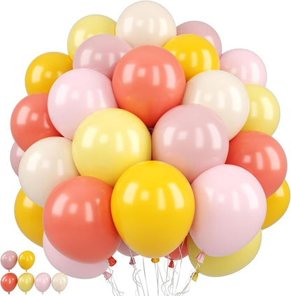 Pink and Yellow Balloon by BIAPIAN