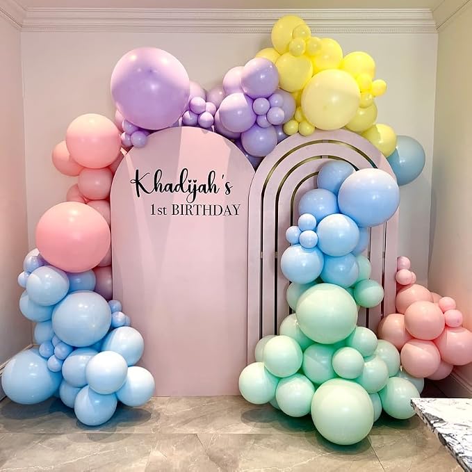 Pastel Rainbow Balloon Arch Kit, Engagements, Gender Reveal, Anniversary - Image 6