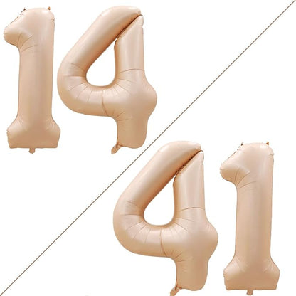 Number 14 Balloons for 14th Birthday Sweet 14 Party Decorations, 42 Inch Jumbo by GOER