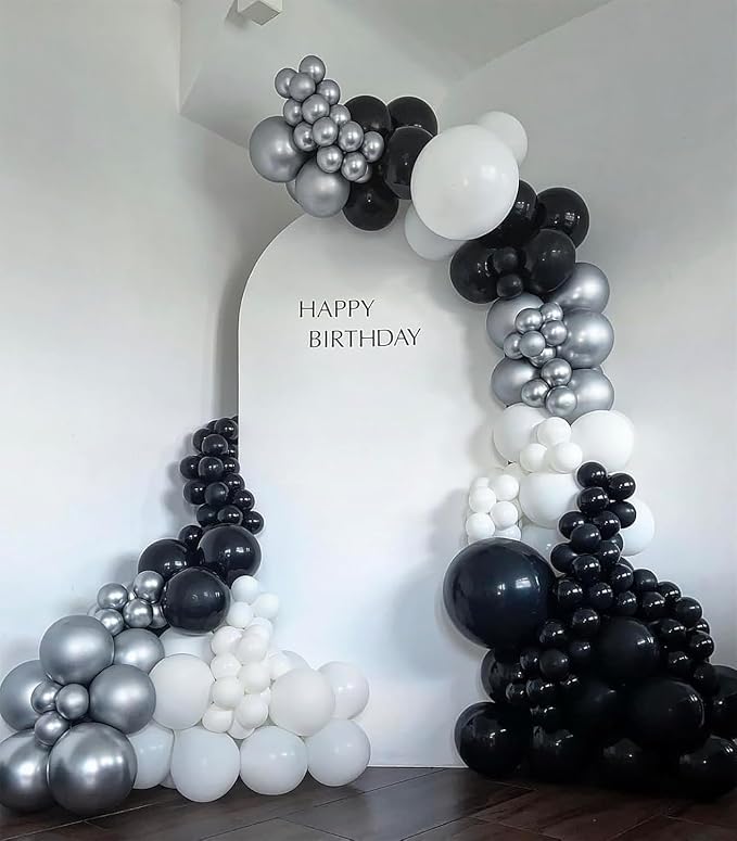 BAUANOOY 100pcs White Balloons 12 inch - Image 4