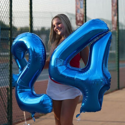 Navy Blue 27 Balloon - Image 4