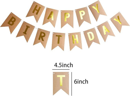 Happy Birthday Banner Birthday Party Supplies - Image 2