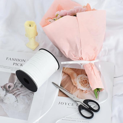 TONIFUL 500 Yards Shiny White Curling Ribbon Balloon String Gift Wrapping - Image 5