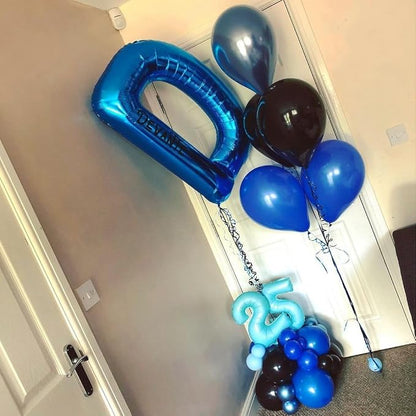 Blue Letter T Balloon, T Balloons Letter - Image 5