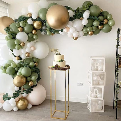 18 inch Avocado Green Balloons - Image 4