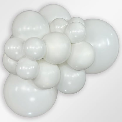 Sempertex Fashion White Balloons, 18 Inch, Graduation, Baby Shower, Anniversary - Image 2