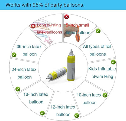 Ultra-Portable Balloon Pump – Cordless, USB Rechargeable & Handheld Electric - Image 3