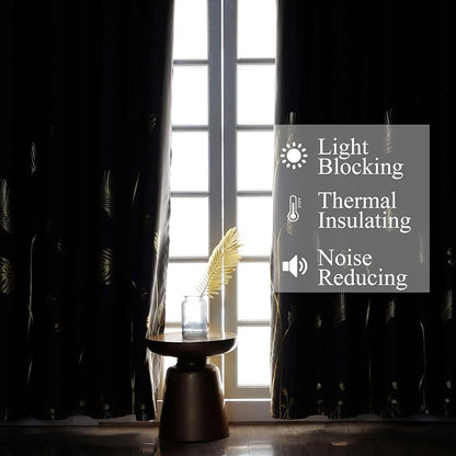 Grey Blackout Curtains for Bedroom 72 inch Long - Image 6
