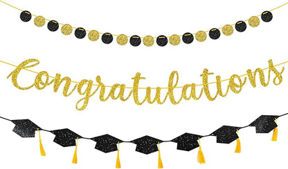 Pre-Strung Congratulations Banner Set, Retirement, Engagement Party, Ready to by Unknown