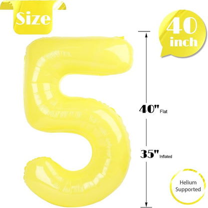 Yellow 5 Balloon - Image 5